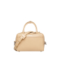 Preview: Crossbody Bag Henkeltasche aus Saffiano Leder Ecru